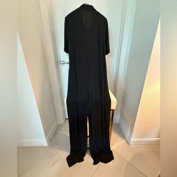 ZARA black jumpsuit gold buttons size M - Picture 2 of 4